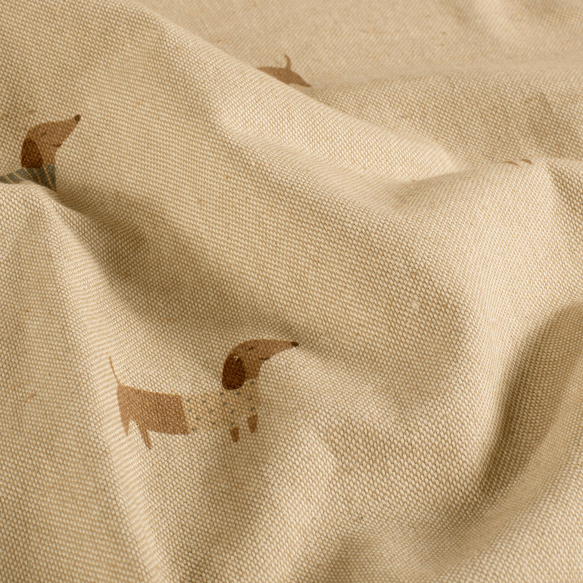 Leinenoptik Hunde – Beige