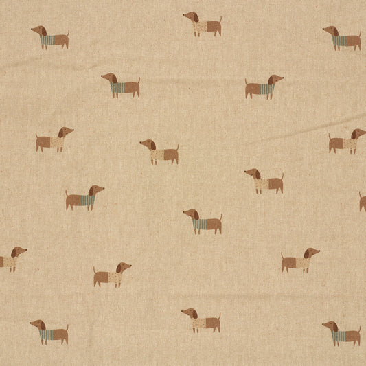 Leinenoptik Hunde – Beige