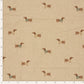 Leinenoptik Hunde – Beige