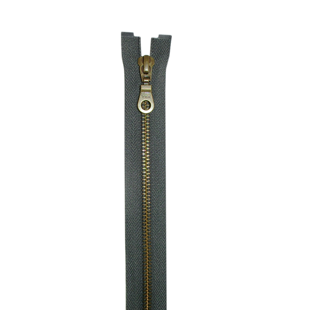 YKK Metall-Reißverschluss – teilbar – 5 mm – 75 cm