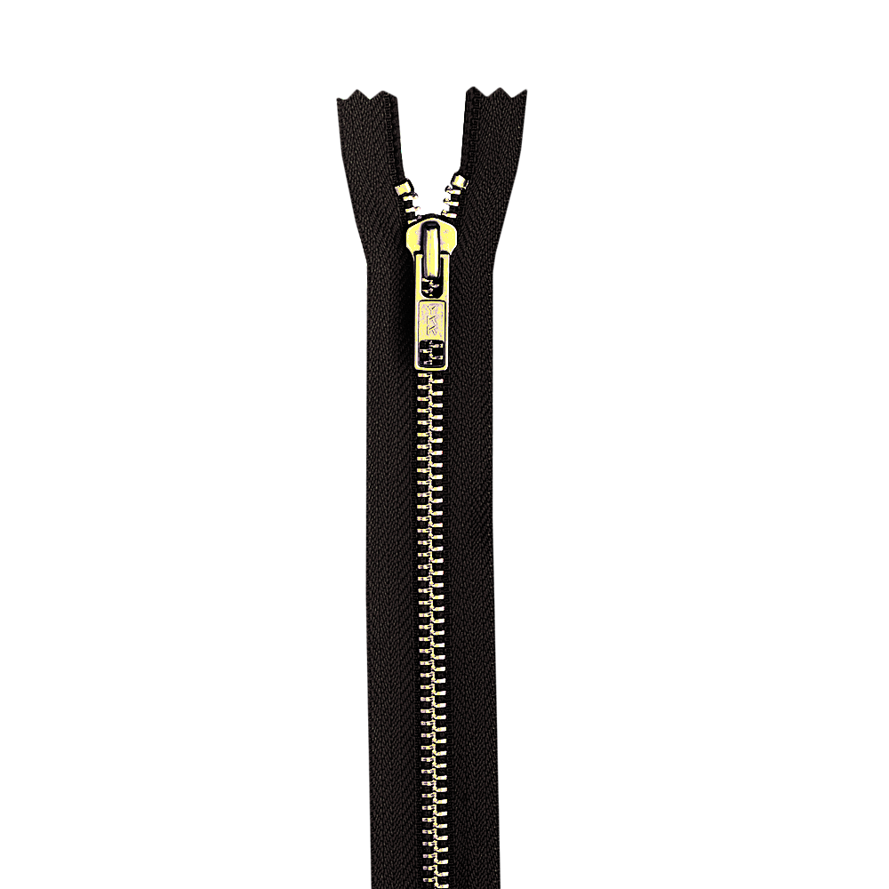 YKK Metall-Reißverschluss – nicht teilbar – 5 mm – 16 cm