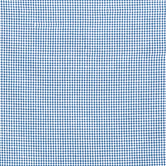 Baumwollpopeline Karo – Indigo