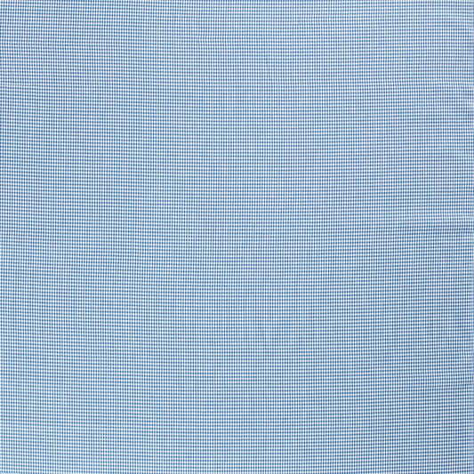 Baumwollpopeline Karo – Indigo