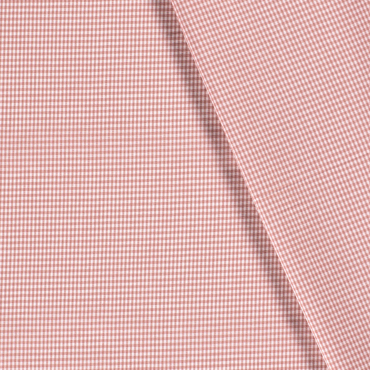 Baumwollpopeline Karo – Rosa