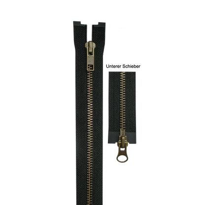 YKK Metall-Reißverschluss – teilbar – 5 mm – 80 cm