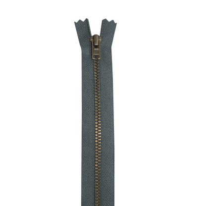 YKK Metall-Reißverschluss – nicht teilbar – 3 mm – 10 cm