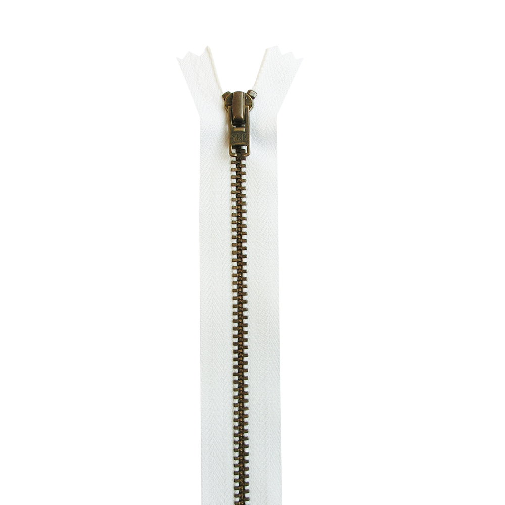 YKK Metall-Reißverschluss – nicht teilbar – 3 mm – 8 cm