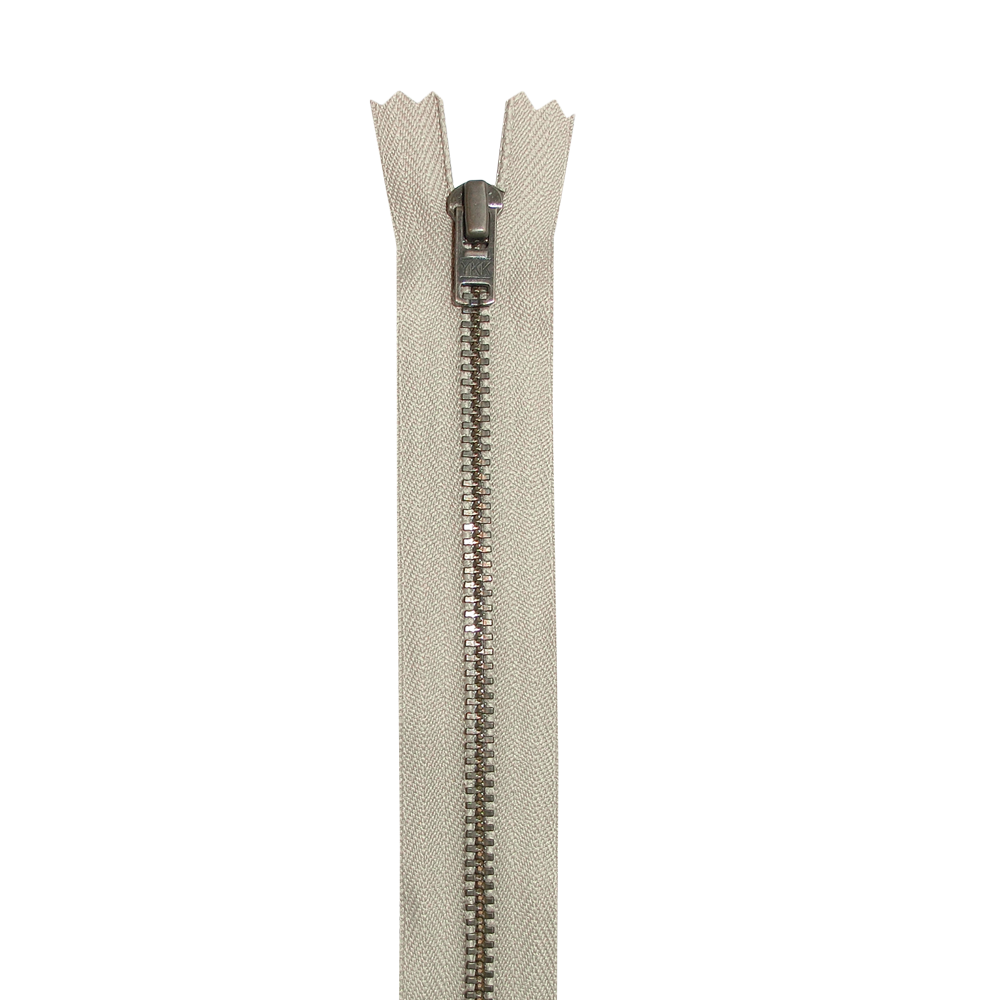 YKK Metall-Reißverschluss – nicht teilbar – 3 mm – 14 cm