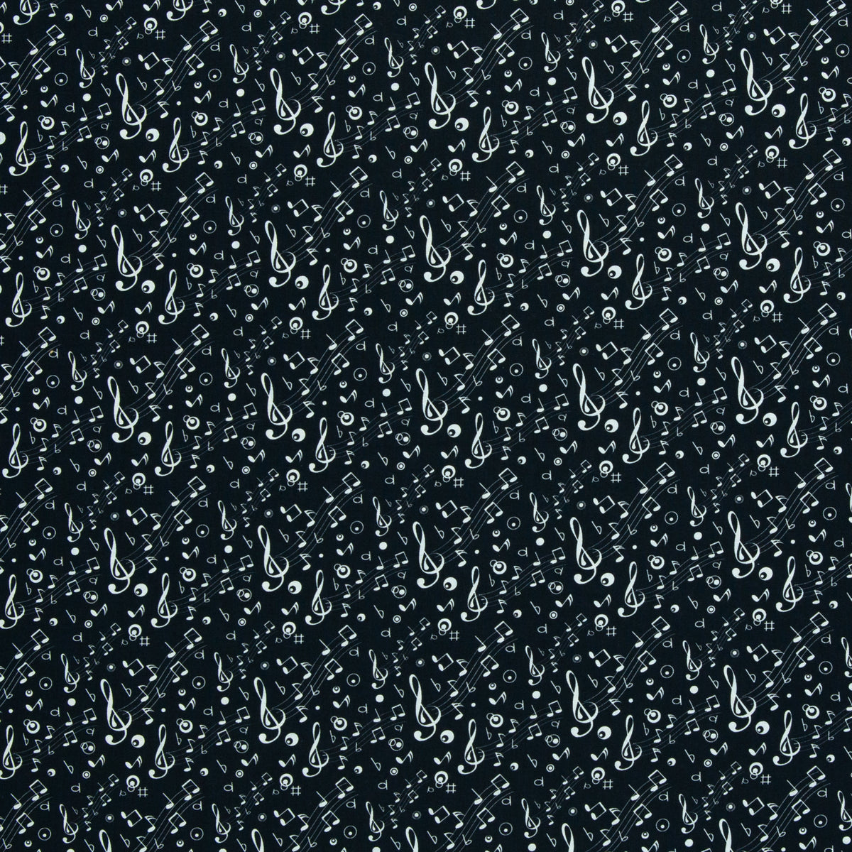 Swafing Tim Baumwollstoff – schwarz/weiß 692299