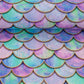 Swafing Mermaid Baumwollstoff – bunt