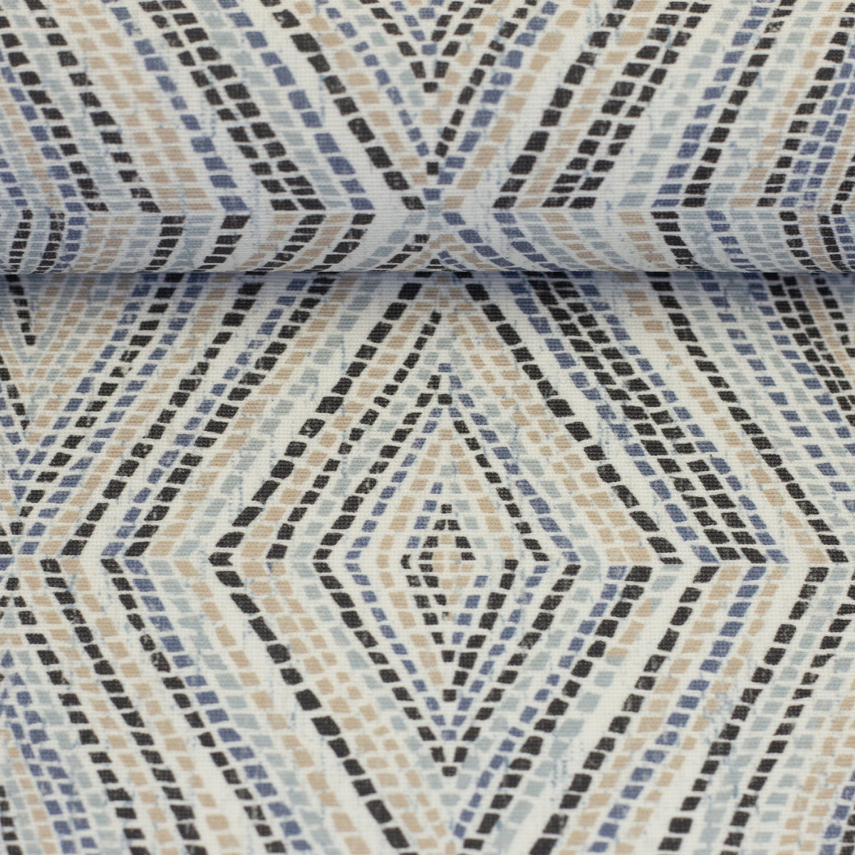 Swafing Alsfeld *beschichtet* beschichtete Baumwolle – beige/blau/naturweiß