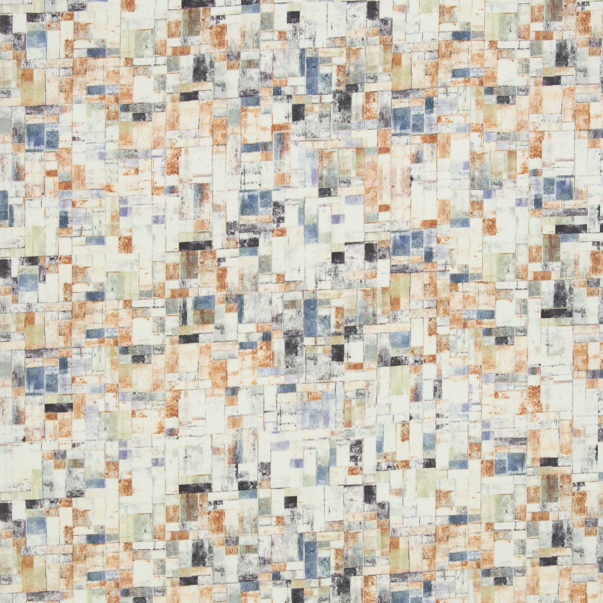 Swafing Alsfeld *beschichtet* beschichtete Baumwolle – blau/beige/naturwei