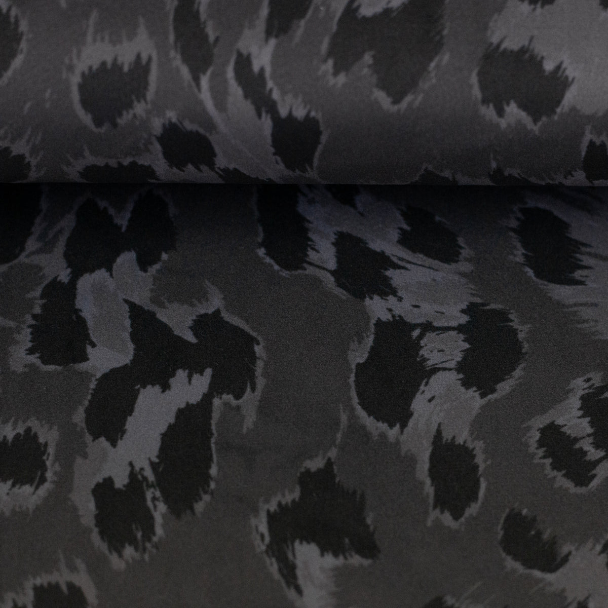 Swafing Velvet Leo Samt – schwarz/anthrazit