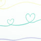Swafing Scribble Hearts Jersey – bunt/weiß