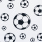 Swafing Fussball Baumwollstoff – schwarz/weiß 651011