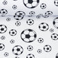 Swafing Fussball Baumwollstoff – schwarz/weiß 651011