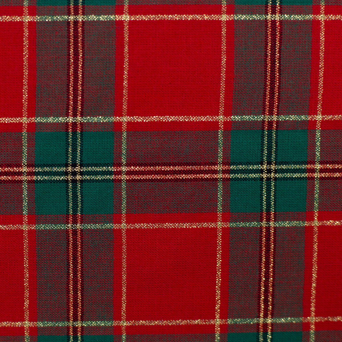 Swafing Jülich Baumwollstoff – gold(Lurex)/grün/rot 135637