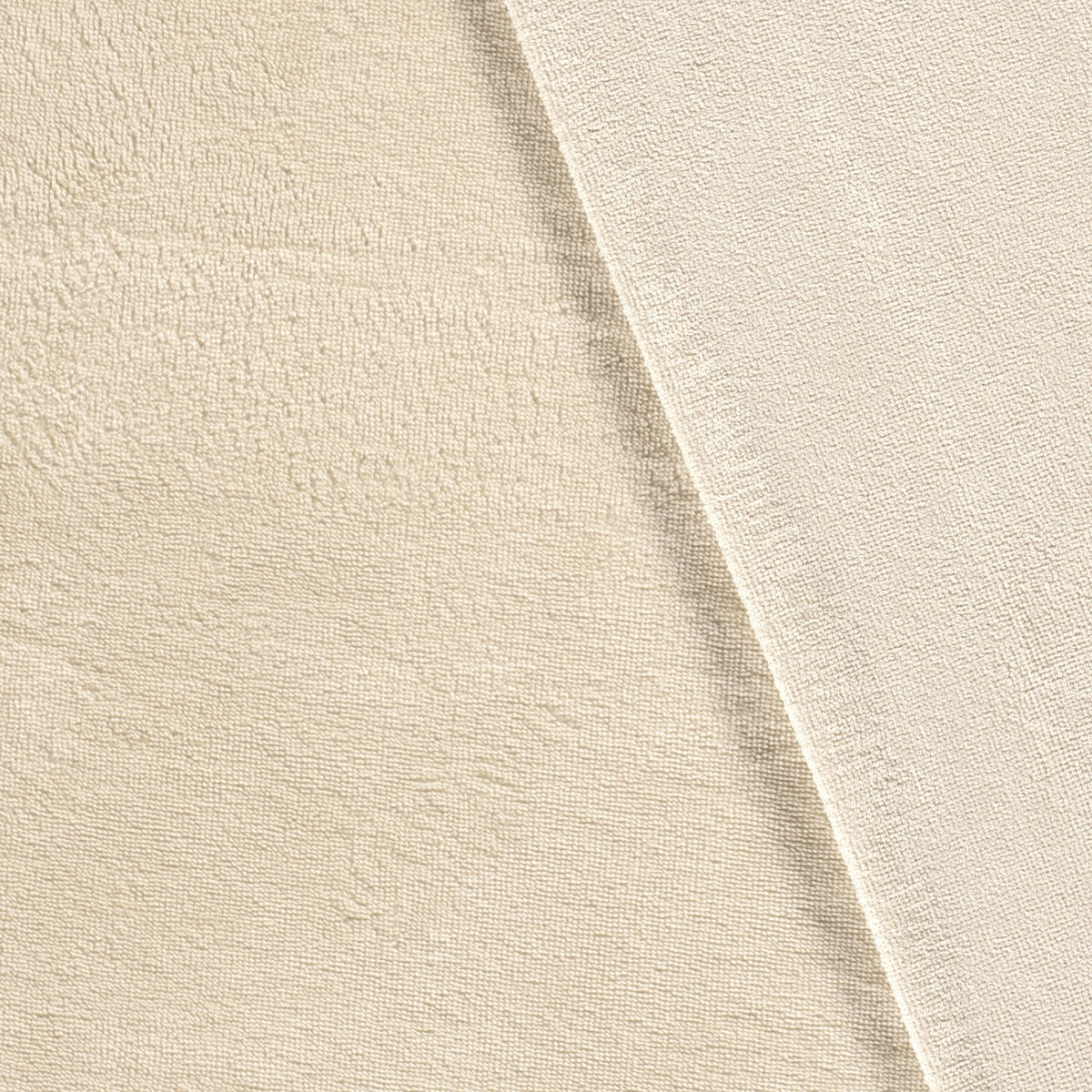 Bambus-Fleece Uni – Beige