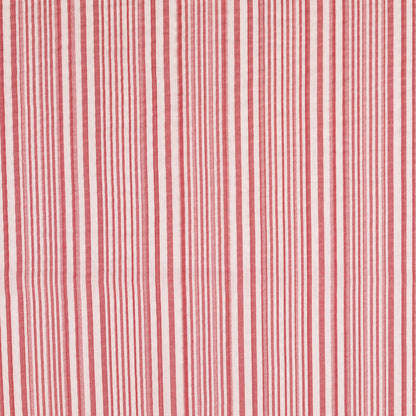 Seersucker Streifen rot