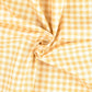 Baumwollwebware Karo apricot
