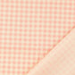 Baumwollwebware Karo apricot