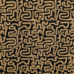 Viskosewebware grafisch schwarz creme