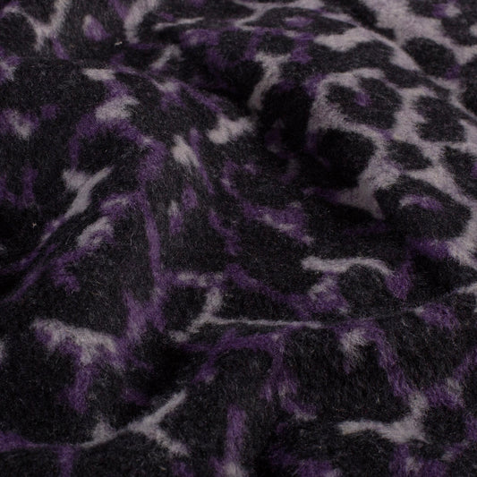 Jacquard Leoparden – Aubergine
