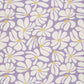 Baumwollpopeline Blumen – Lila