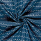 Baumwollpopeline Aqua – Cobalt