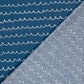 Baumwollpopeline Aqua – Cobalt