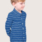 Baumwollpopeline Aqua – Cobalt