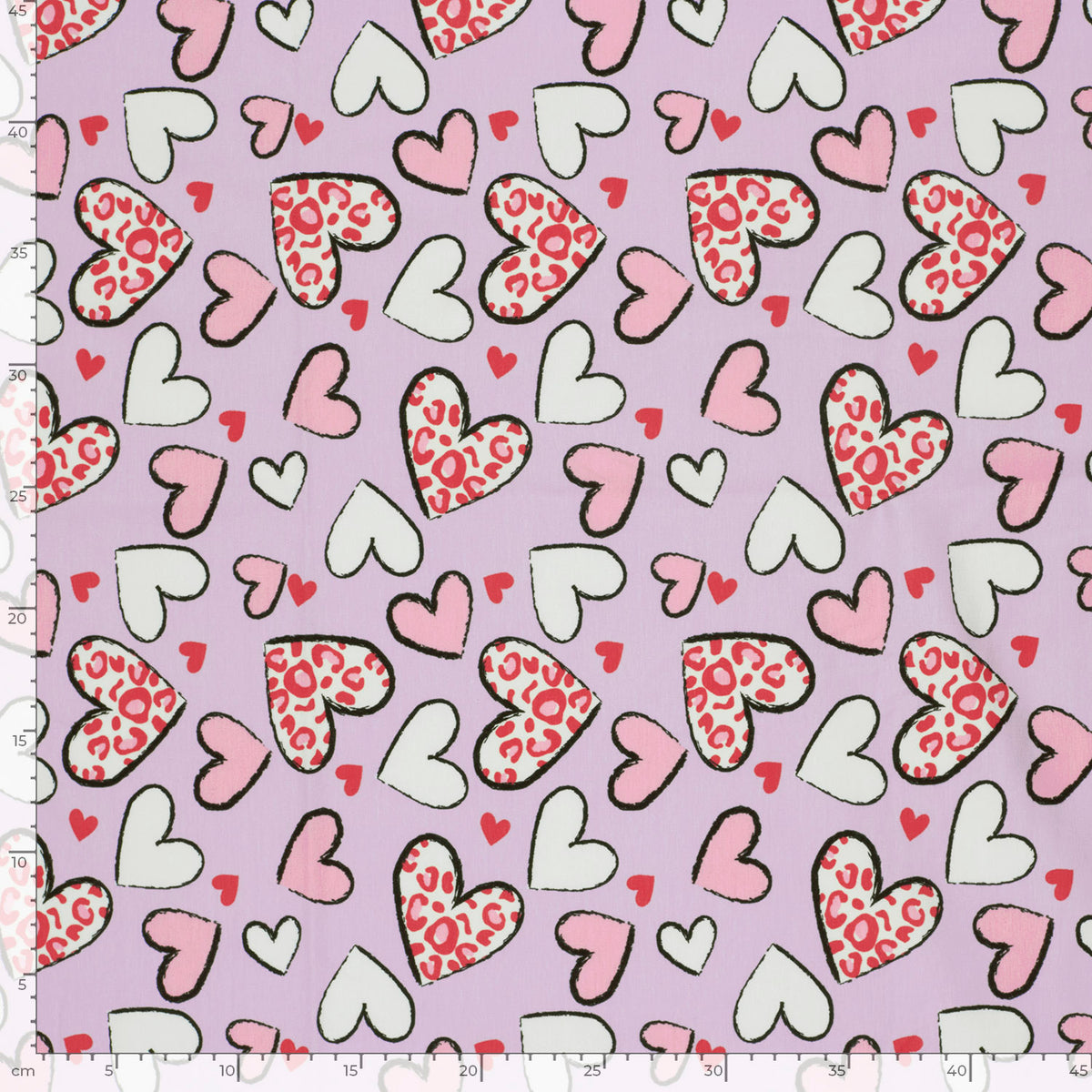 Jersey Herzen – Lila