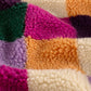Sherpa-Fleece Karo – Fuchsia