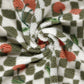 Sherpa-Fleece Kirschen – Wollweiß