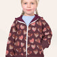 Softshell Herzen – Bordeauxrot