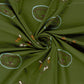 French Terry Löwen – Khaki-Grün