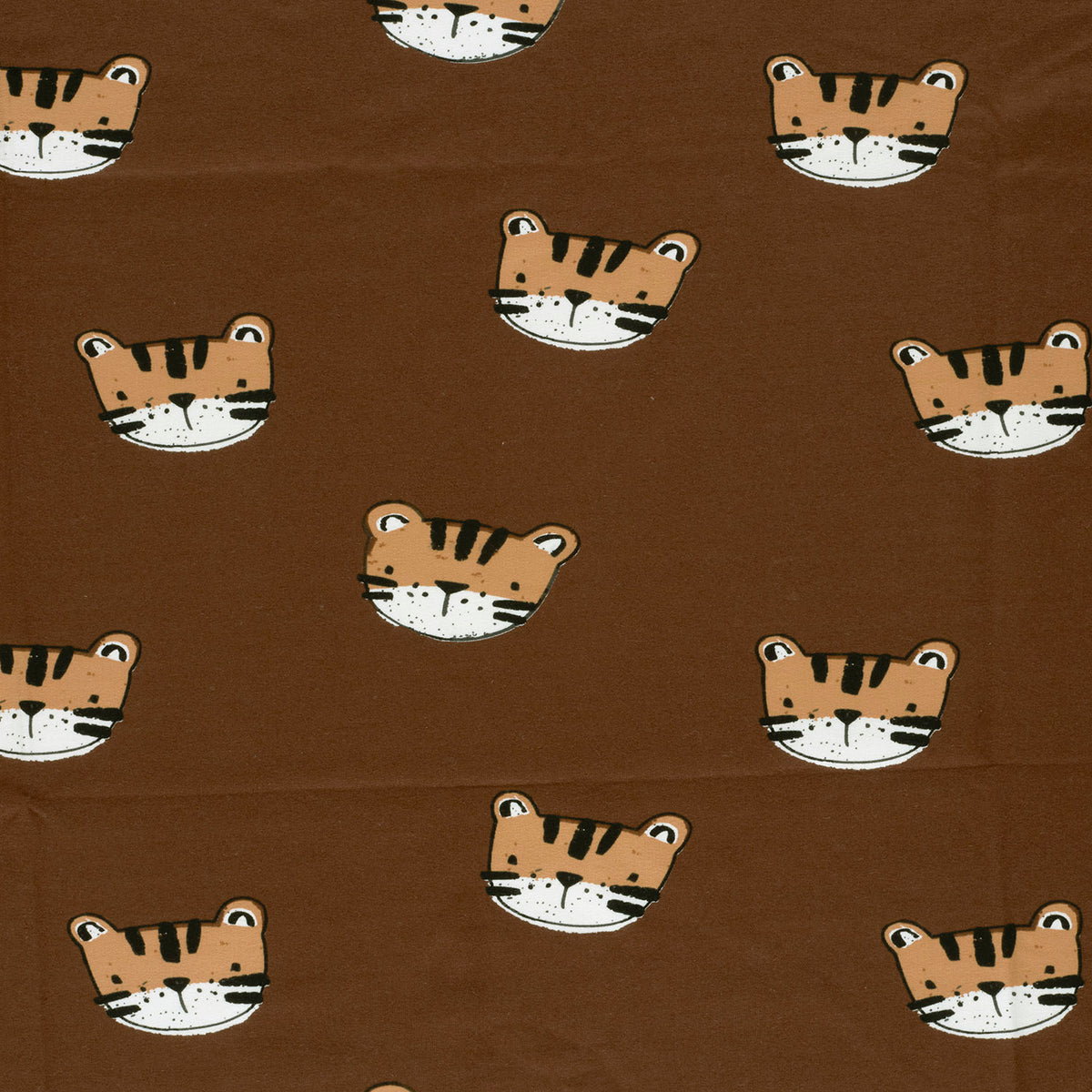 French Terry Tiger – Braun