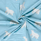 French Terry Eisbären – Babyblau