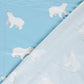 French Terry Eisbären – Babyblau