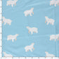 French Terry Eisbären – Babyblau