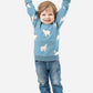 French Terry Eisbären – Babyblau