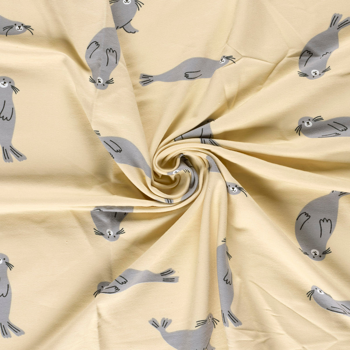 French Terry Tiere – Beige