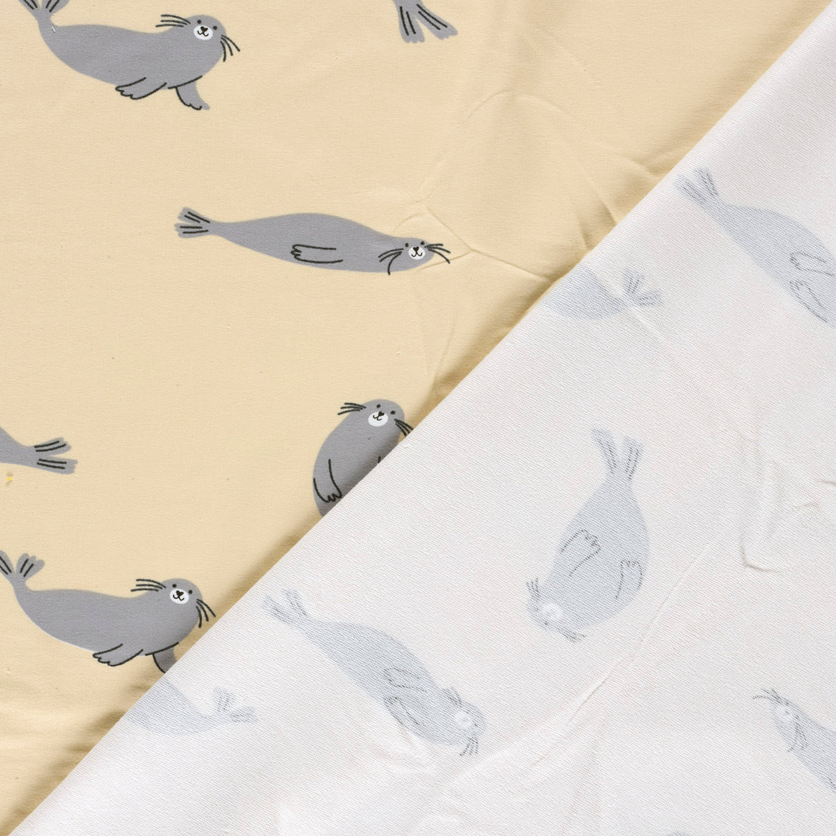 French Terry Tiere – Beige