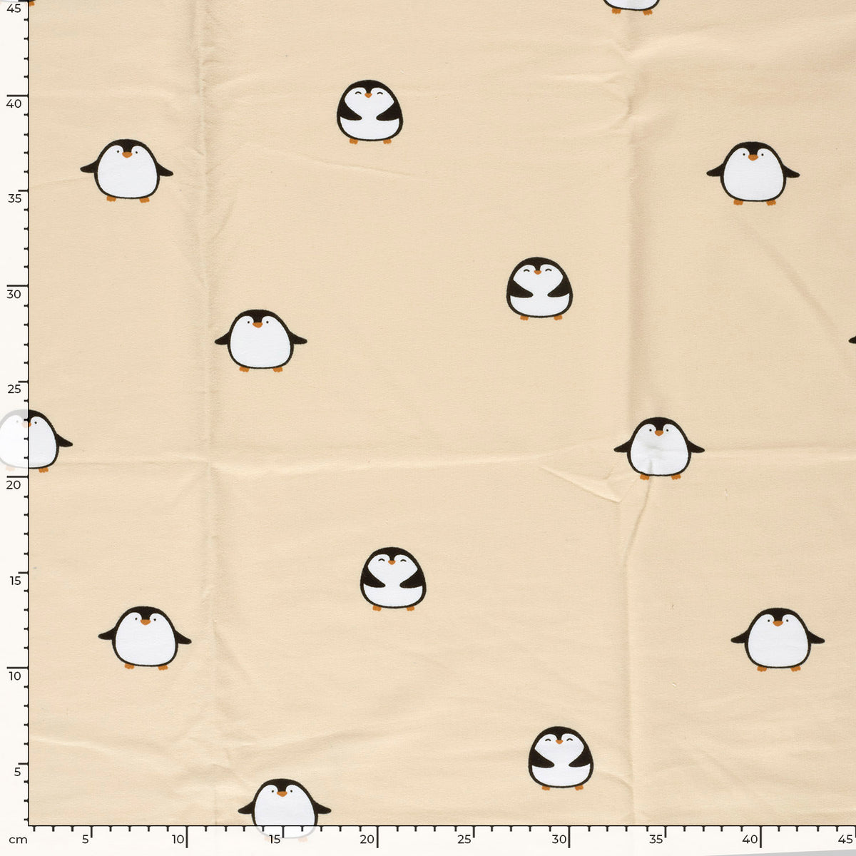 French Terry Pinguine – Beige