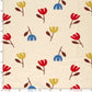 French Terry Blumen – Beige