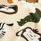 French Terry Abstrakt – Beige