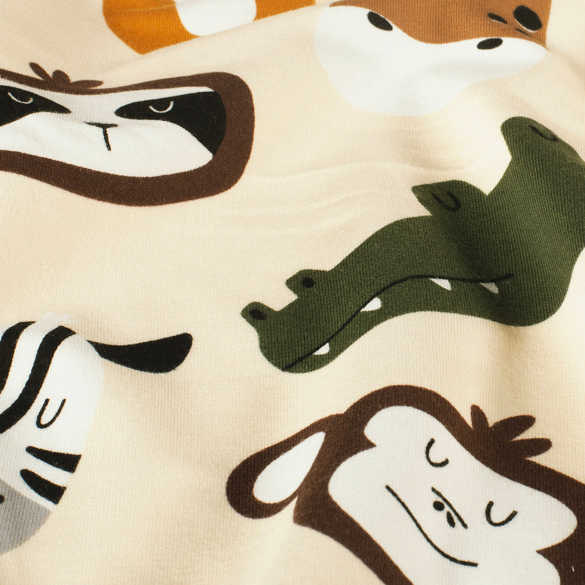 French Terry Abstrakt – Beige
