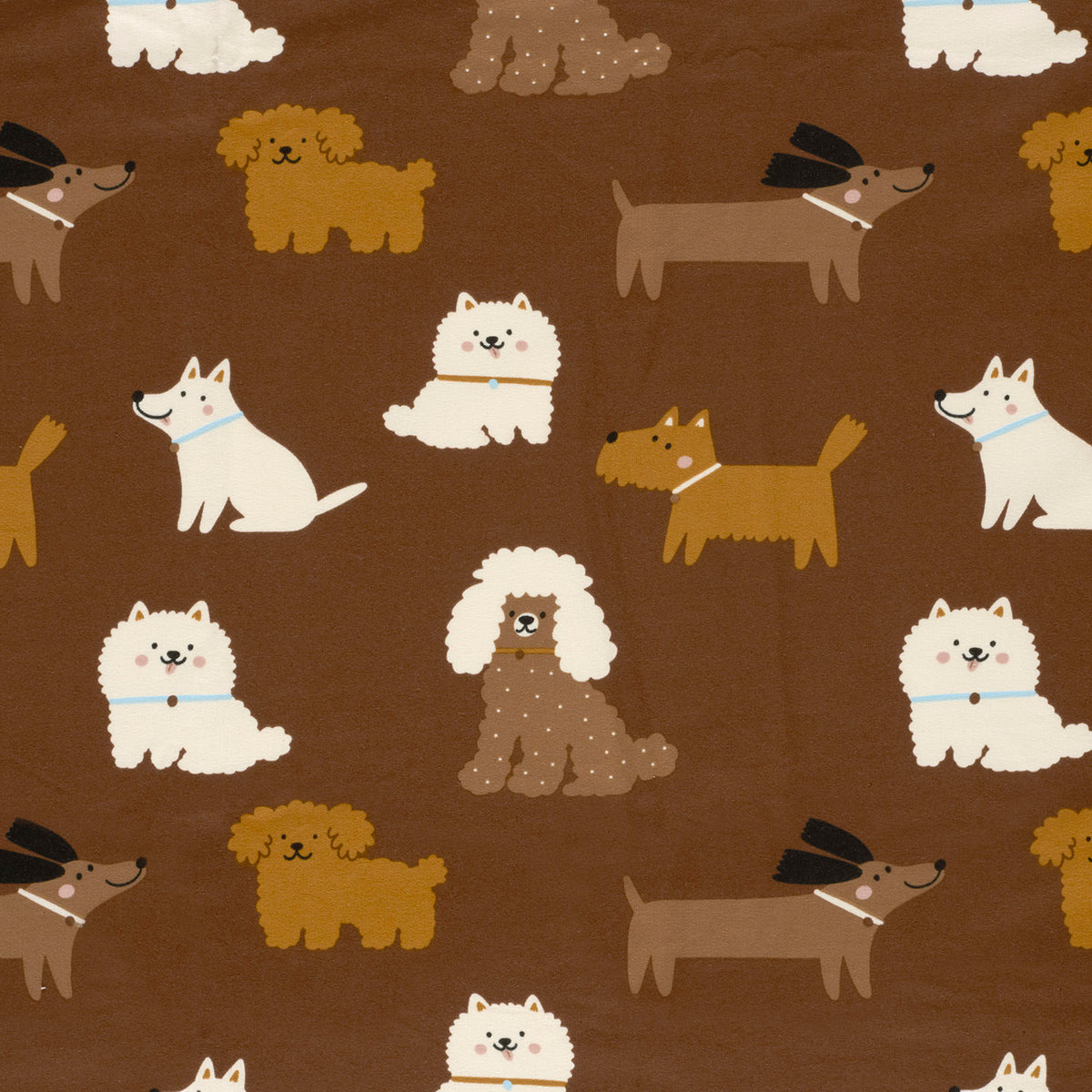 French Terry Hunde – Braun