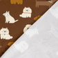 French Terry Hunde – Braun