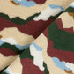 Sherpa-Fleece Abstrakt – Bordeauxrot